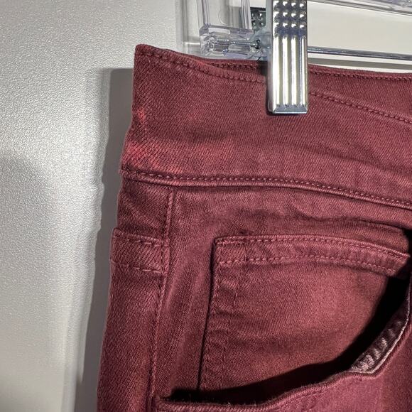 Joe's Jeans Men's Straight Jeans in Burgundy - Picture 3 of 16
